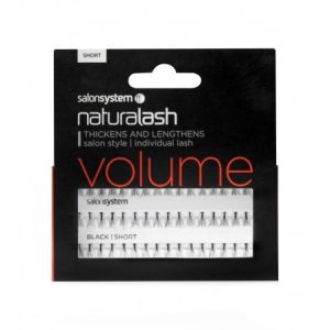 Salon System Individual Lashes Flare Black Short