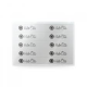 Pure Nails White Block - 10 Pack