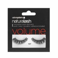 Salon System Naturalash Volume 107 Black Strip Lashes