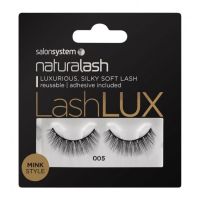 Salon System Naturalash Lashlux 005 Black Mink Style Strip Lashes