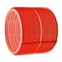 Hair Tools 70mm Jumbo Red velcro roller PK6