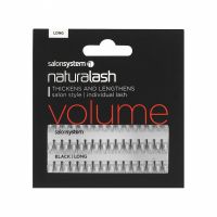 Salon System Individual Lashes Flare Black long